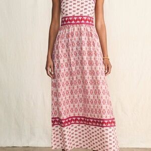 Faherty Gracie Maxi Dress, Clara Ikat color